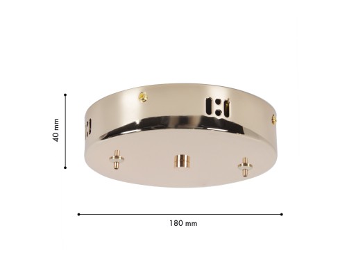 Потолочная чаша Favourite 4591-180-2GD Canopy D180*H40мм