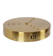 4591-220-9BR, потолочная чаша, D220xH40, цвет латунь