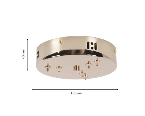 Потолочная чаша Favourite 4591-180-6GD Canopy D180*H40мм