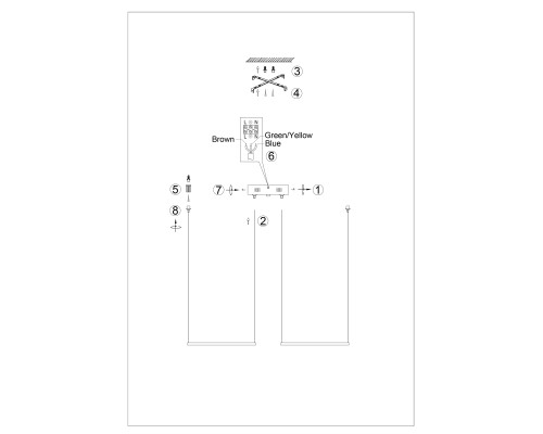 Потолочная чаша Favourite 4591-180-2BR Canopy D180*H40мм