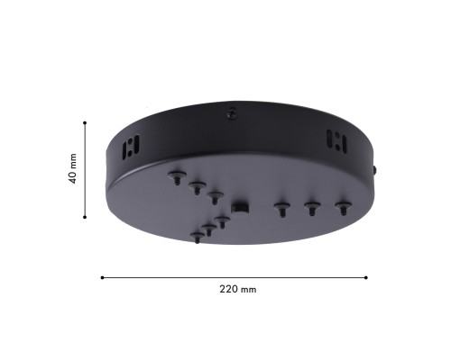 Потолочная чаша Favourite 4591-220-9BL Canopy D220*H40мм