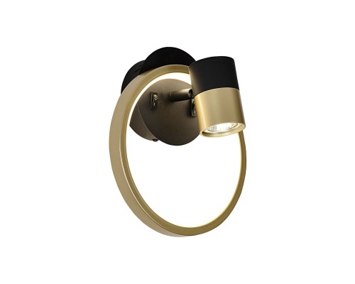 Бра F-Promo 4168-2W Ruedo 1*GU10LED*10W + LED*13W, 585LM, 4000K, выключатель D130*W200*H270мм