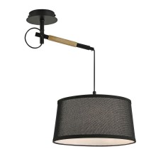 3006-1P, настенно-потолочный светильник, D300xH600, 1xE27x60W, excluded