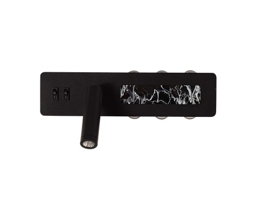 4692-1W, настенный светильник, D70xW280xH130, LEDx6.5W+LEDx16W, 55LM+1470LM, 4000K, included