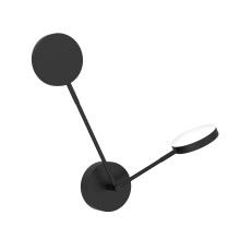 4631-2W, настенный светильник, D135xW370xH455, 2xLEDx6W, 570LM, 4000K, included