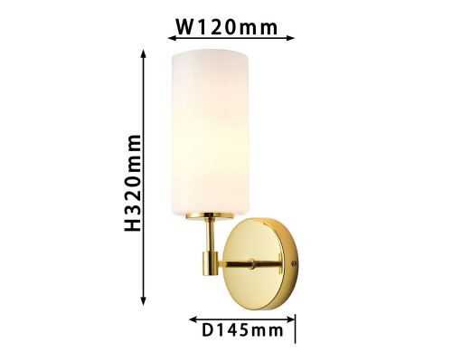 Бра Favourite 2815-1W Palmarius 1*E14*40W D145*W120*H320мм