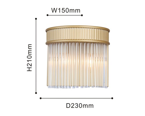 Бра Favourite 4200-2W Turris 2*E14*40W D150*W230*H210мм