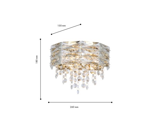 Бра F-Promo 4251-2W Icicle 2*G9*40W D150*W260*H180мм