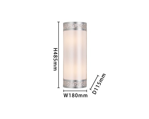 4010-2W, настенный светильник, D115xW180xH485, 2xE14x40W