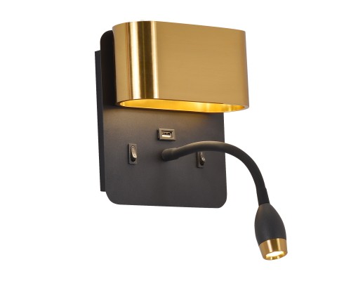 Бра F-Promo 4475-2W Parret LED*4W + LED*1.5W, 220LM, 4000K, выключатель D120*W160*H280мм