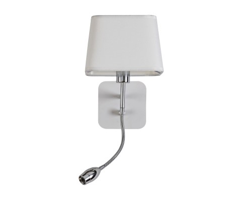 Бра Favourite 1687-2W Baumwolle 1*E14*40W + 1*LED*1W, 80LM, 4000K, switch D215*W180*H460мм