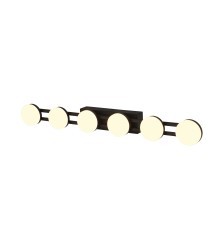 4601-1W, настенный светильник, D70xW610xH70, 6xLEDx2W, 1080LM, 3000K, included