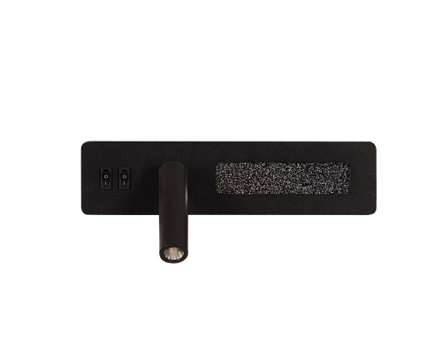 4691-1W, настенный светильник, D70xW280xH130, LEDx6.5W+LEDx3.3W, 85LM+205LM, 4000K, included