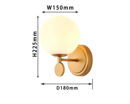 Бра Favourite 2928-1W Absolute 1*E14*40W D180*W150*H225мм