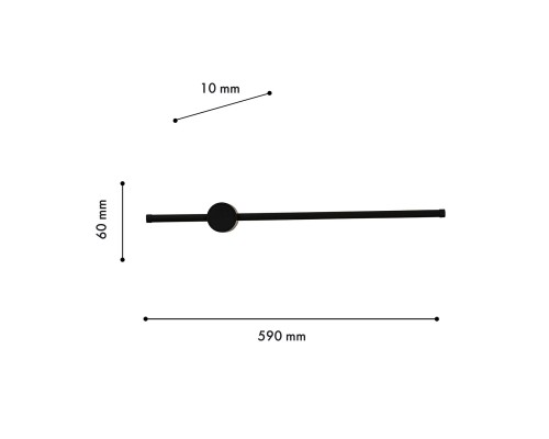 Бра F-Promo 4167-2W Easy LED*10W, 450LM, 4000K D100*W60*H590мм