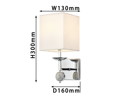 Бра Favourite 2821-1W Diva 1*E14*40W D160*W130*H300мм
