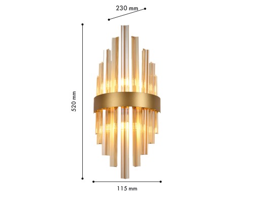 Бра Favourite 4263-1W Marquis 1*G9LED*5W D115*W230*H520мм