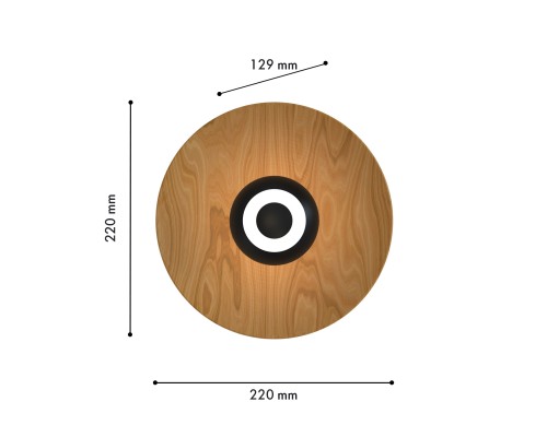 Бра Favourite 4288-1W Rueda LED*9W, 550LM, 4000K D130*W220*H220мм