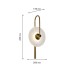 Бра Favourite 4270-1W Plade LED*8W, 400LM, 4000K D150*W200*H420мм