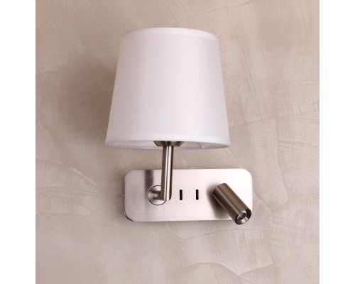 Бра Favourite 2842-1W Bingo 1*E27*60W + 1*LED*1W, 100LM, 3000K D225*W240*H260мм