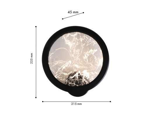 Бра Favourite 4375-1W Imma LED*10W, 600LM, 4000K, CRI>90 D45*W215*H225мм