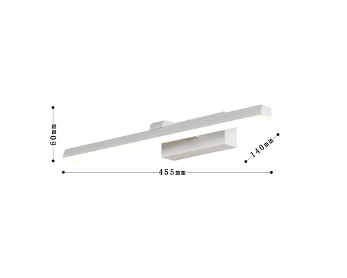 Бра Favourite 3044-1W Scriptor 1*LED*8W, 640LM, 4000K, IP44 D140*W455*H60мм