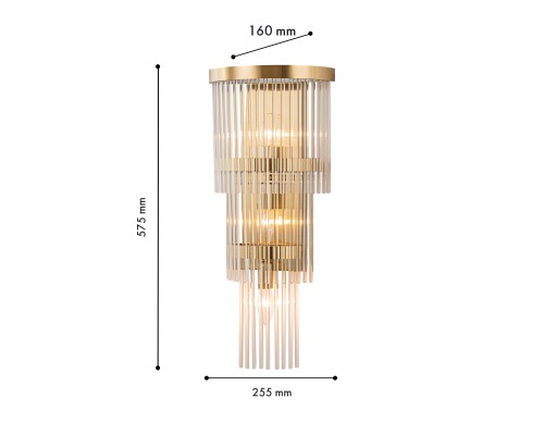 Бра Favourite 4308-3W Regal 3*E14*40W D155*W255*H575мм