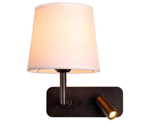 Бра Favourite 2841-1W Bingo 1*E27*60W + 1*LED*1W, 100LM, 3000K D225*W240*H260мм