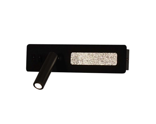 4691-1W, настенный светильник, D70xW280xH130, LEDx6.5W+LEDx3.3W, 85LM+205LM, 4000K, included