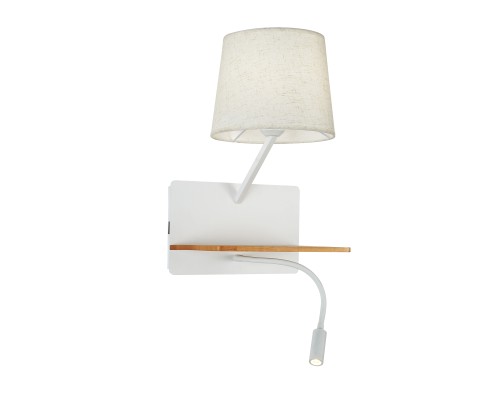 Бра Favourite 2895-1W Liga 1*E27*40W + 1*LED*2W, 160LM, 3000K, switch, USB D245*W285*H420мм