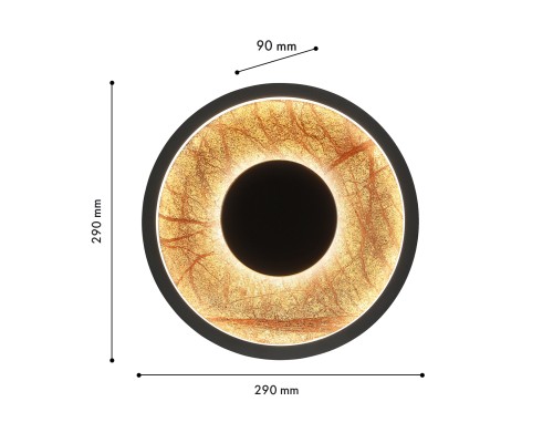 Бра Favourite 4445-1W Tallar LED*20W, 230LM, 4000K D90*W290*H290мм