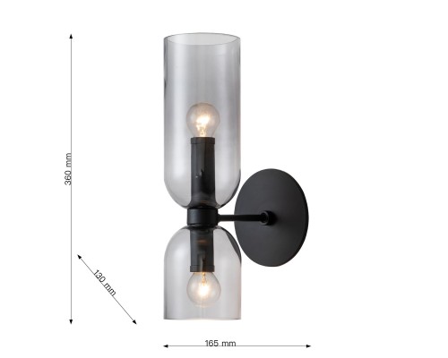 Бра Favourite 2877-1W Amusing 2*E14*40W D165*W100*H360мм