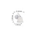 Бра F-Promo 2150-1W Amanda 1*E14*40W D280*W160*H280мм