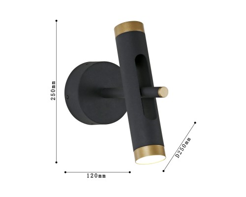 Бра Favourite 2324-2W Duplex 2*LED*3W, 480LM, 4000K included D250*W120*H250мм