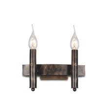 1144-2W, настенный светильник, D170xW310xH195, 2xE14x60W, excluded