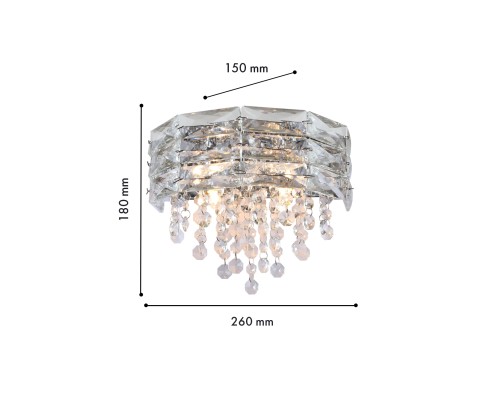 Бра F-Promo 4250-2W Icicle 2*G9*40W D150*W260*H180мм