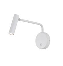 1961-1W, настенный светильник, D120xW60xH100, 1xLEDx3W, 240LM, 3000K, included, switch