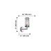 Бра Favourite 2374-1W Assembly 1*E14*40W D190*W120*H300мм