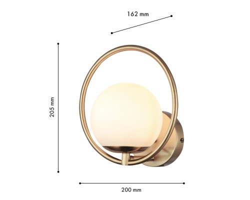 Бра F-Promo 2786-1W Oportet 1*E27*60W D165*W200*H200мм