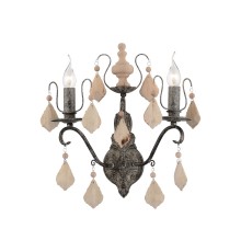 1763-2W, настенный светильник, D165xW400xH425, 2xE14x40W, excluded