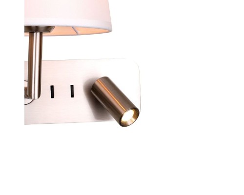 Бра Favourite 2842-1W Bingo 1*E27*60W + 1*LED*1W, 100LM, 3000K D225*W240*H260мм