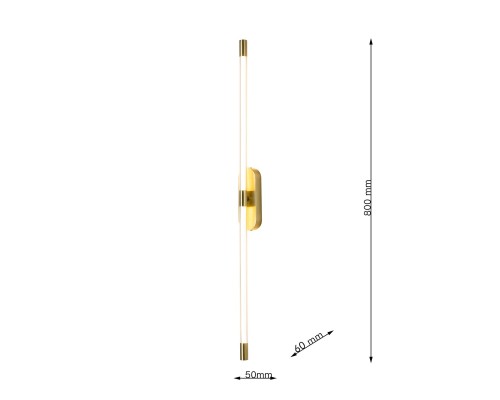 Бра Favourite 4049-2W Arrow LED*14W, 5940LM, 3000K D60*W50*H800мм