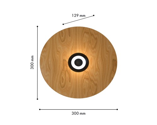 Бра Favourite 4290-1W Rueda LED*9W, 550LM, 4000K D130*W300*H300мм