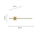 Бра F-Promo 4164-1W Longus LED*14W, 735LM, 4000K D40*W120*H620мм