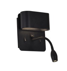 4476-2W, настенный светильник, D120xW160xH280, LEDx4W + LEDx1.5W, 220LM, 4000K, included, switch