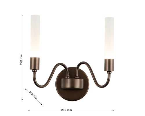 Бра Favourite 3014-2W Tentacoli 2*LED*3W, 600LM, 3000K D215*W280*H280мм