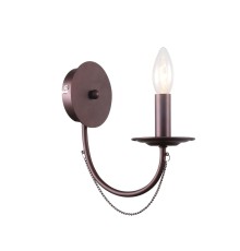 2590-1W, настенный светильник, D220xW110xH250, 1xE14x40W, excluded