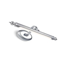 2434-1W, настенный светильник, D200xW550xH120, 1xLEDx8W, 640LM, 4000K, IP44, included