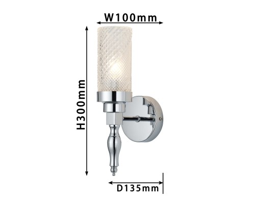Бра Favourite 2813-1W Anima 1*E14*40W D135*W100*H305мм