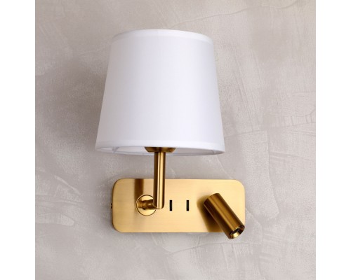 Бра Favourite 2843-1W Bingo 1*E27*60W + 1*LED*1W, 100LM, 3000K D225*W240*H260мм